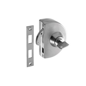 glass to wall lock